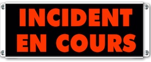 signalisation lumineuse incident en cours