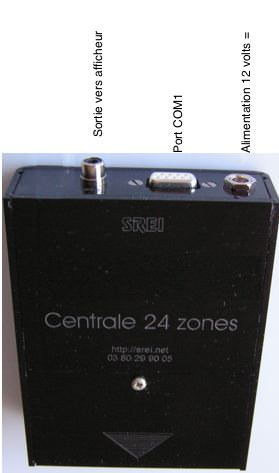 Centrale de commande pour messages prédéfinis