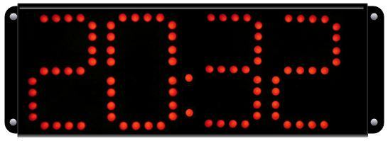 horloge 4 chiffres géants