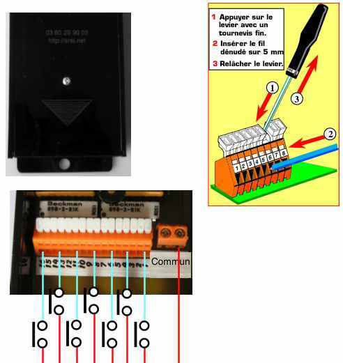 emetteur 16 contacts secs vers ethernet