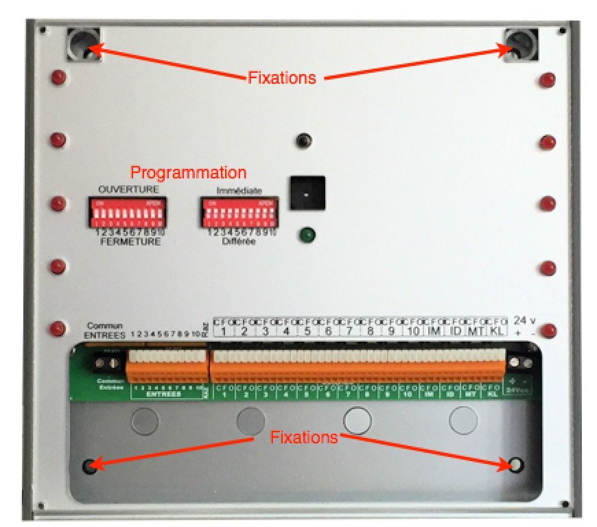 installation coffret d'alarme