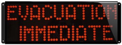signalisation lumineuse evacuation immediate