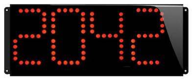 Afficheur numerique chiffres a leds